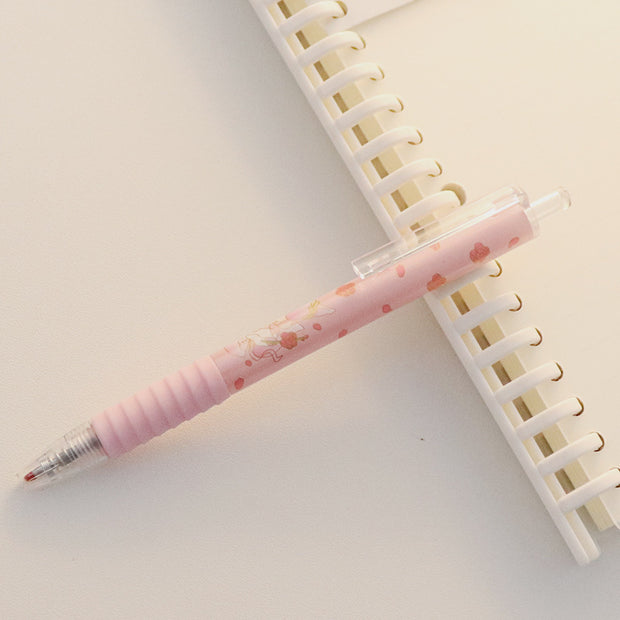 Cute Peach Press Gel Pen Korean Stationery Kawaii Gel