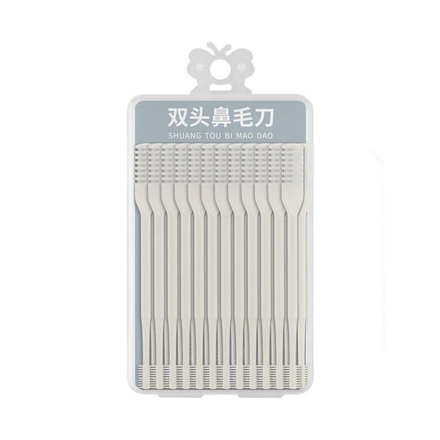 Pack of double head nose hair trimmers, designed for easy grooming and personal care.