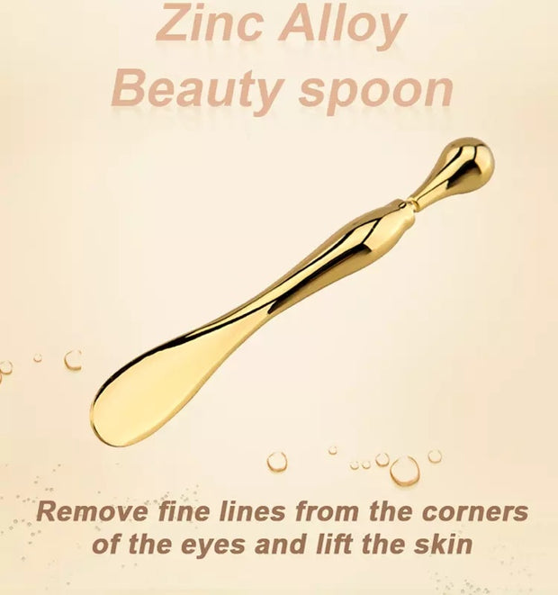 Eye Cream Stick Roller For Face Metal Spatula Puff Applicator Eye
