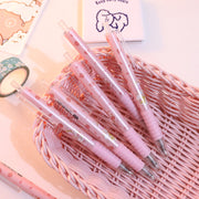 Cute Peach Press Gel Pen Korean Stationery Kawaii Gel